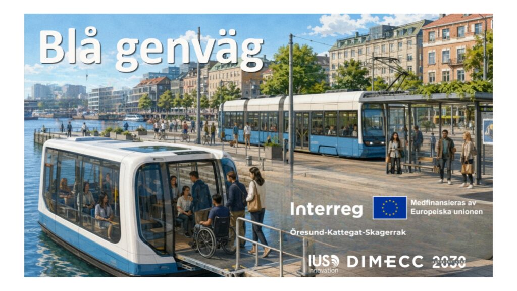 Blå genväg – ska bana väg för framtidens vattenburna kollektivtrafik 1 Rubrik 1920 x 1080 px Blå genväg – ska bana väg för framtidens vattenburna kollektivtrafik