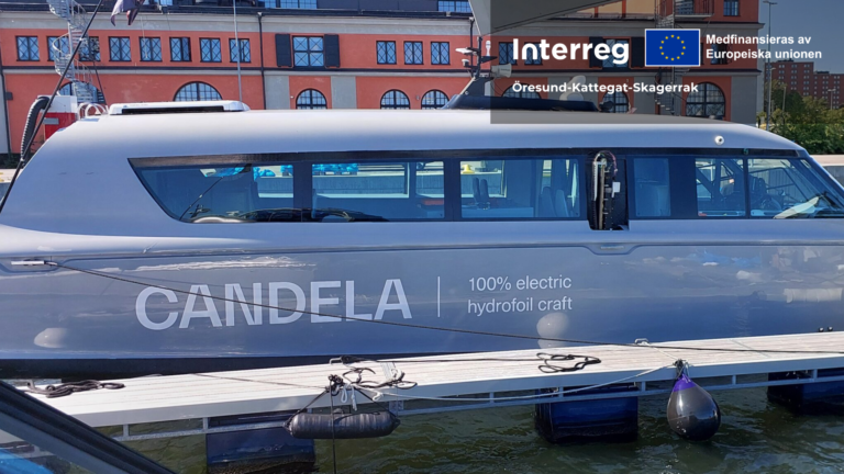 Candela Flyg, båten! Blå Genväg besöker Candela