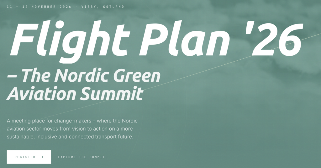 Skarmavbild 2026 10 02 kl. 09.19.44 Flight Plan '26 — The Nordic Green Aviation Summit